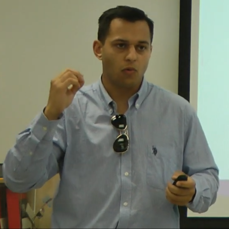 Paul K. Mandal presenting